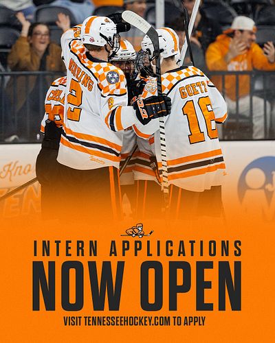 Come join the best team in the CHS! Tennessee Hockey is officially hiring interns for the 2025-26 season! Visit tennesseehock...