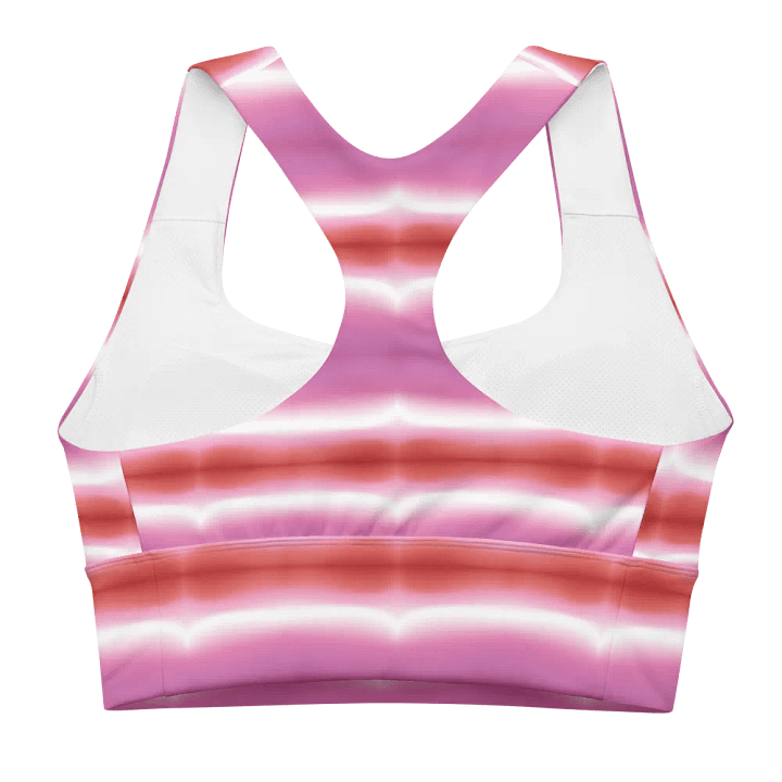 Sunset Stripe Sport Bra product image (2)