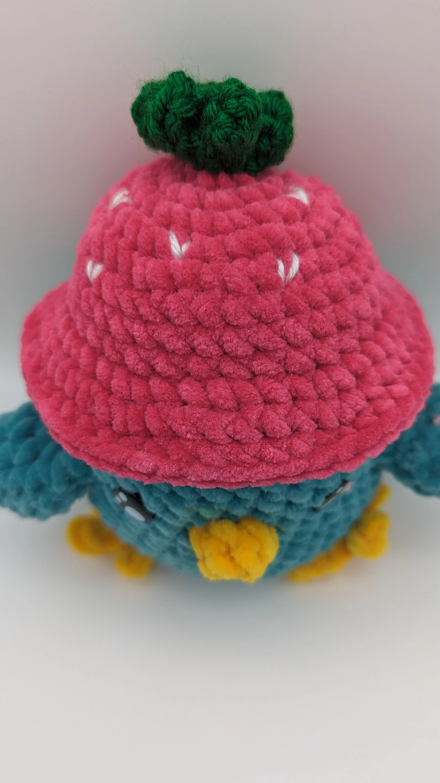 Blue Chick Wearing a Strawberry Hat product image (3)