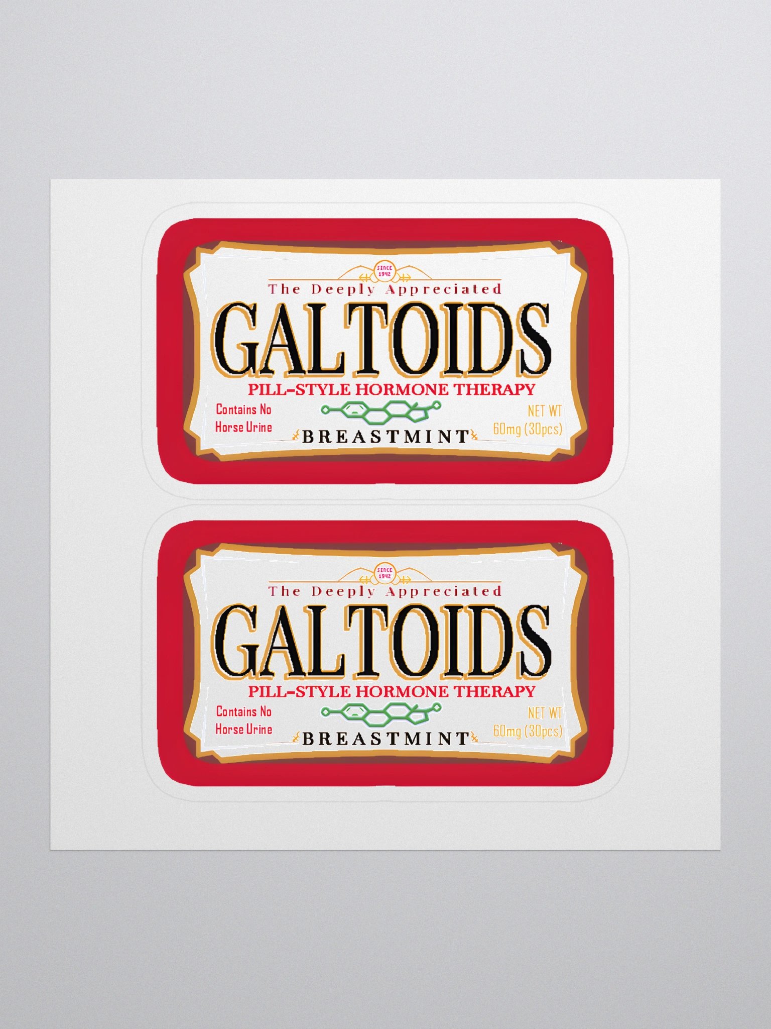 "Galtoids" Lid Stickers product image (1)