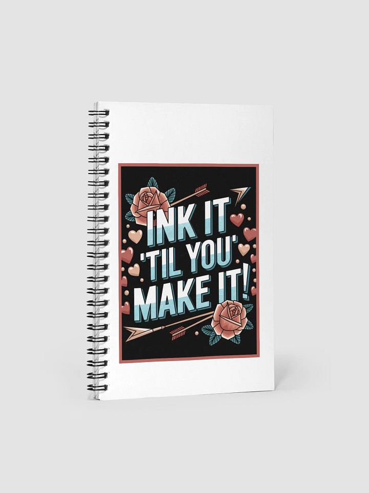 "INK IT TIL' YOU MAKE IT" Spiral Notebook 140 sheets product image (1)
