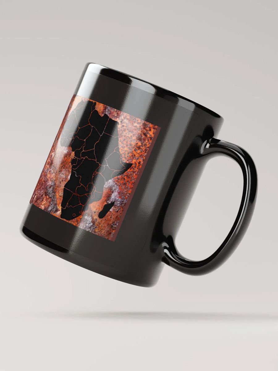 African Continent Black Glossy Mug product image (4)