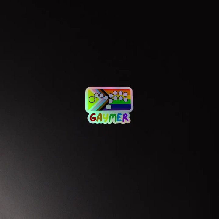 PRIDE - Gaymer Holographic Sticker product image (2)