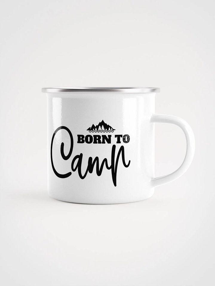 Born to Camp Enamel Mug product image (1)