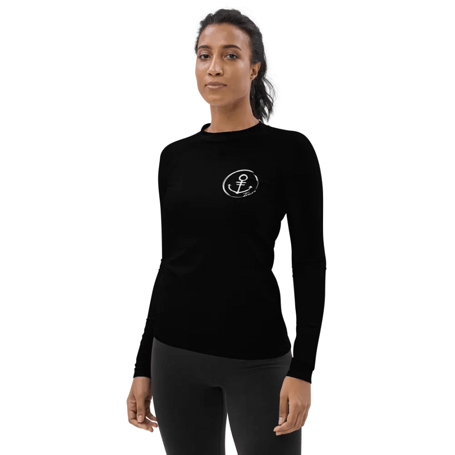 Sun-Safe Style: Women's All-Over Print Rash Guard product image (3)