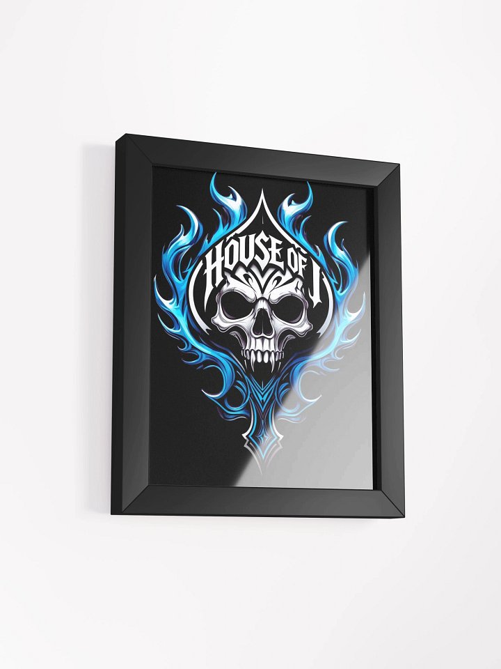 House of J Logo Framed Matte Poster (Dark) product image (2)