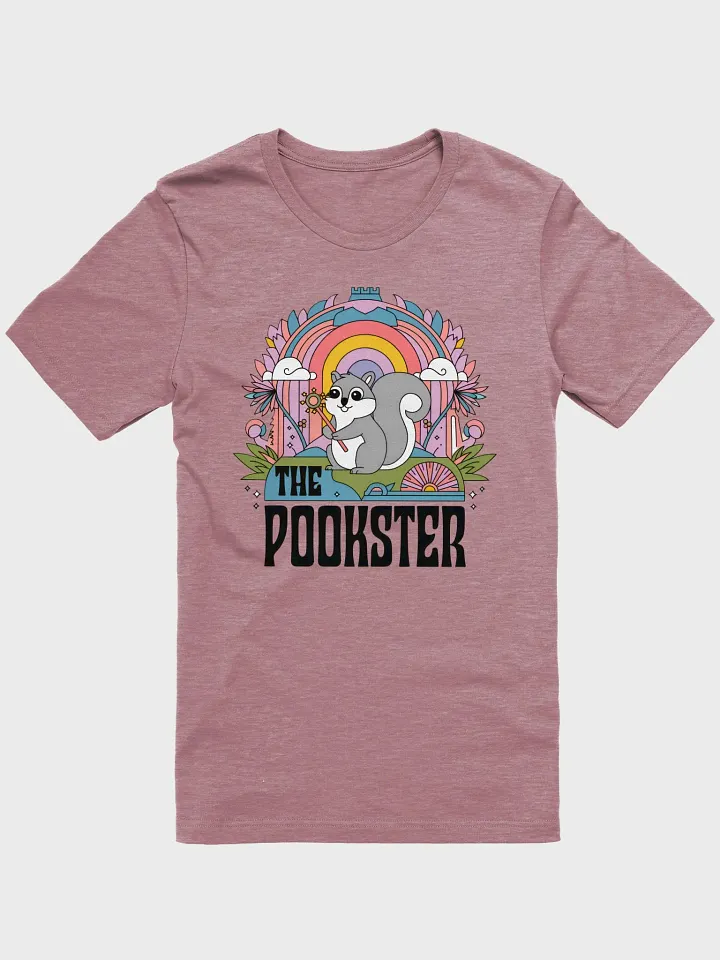 Supersoft and flattering lightweight tee: Retro Pookster Rainbow 80s product image (1)