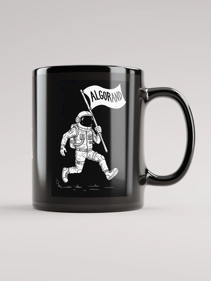 Algorand Moon Man Black Ceramic Coffee Cup product image (1)