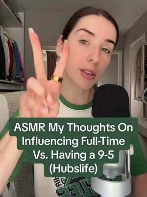Replying to @ASMRwithChelsea I often feel stressed balancing content with work but the only thing I can imagine being more stressful is quitting my job and relying on this flighty industry to pay my bills lol while i would never fault someone for following their dreams.. let’s normalize the goal NOT being to quit your job.. but instead, doing something challenging, fun and creatively fulfilling in addition to your career that just so happens to earn you some side money! #asmr #whispering #hubslife #9to5 #relaxingvideos #storytime #longervideos #longerasmr #asmrcommunity #influencercommunity 