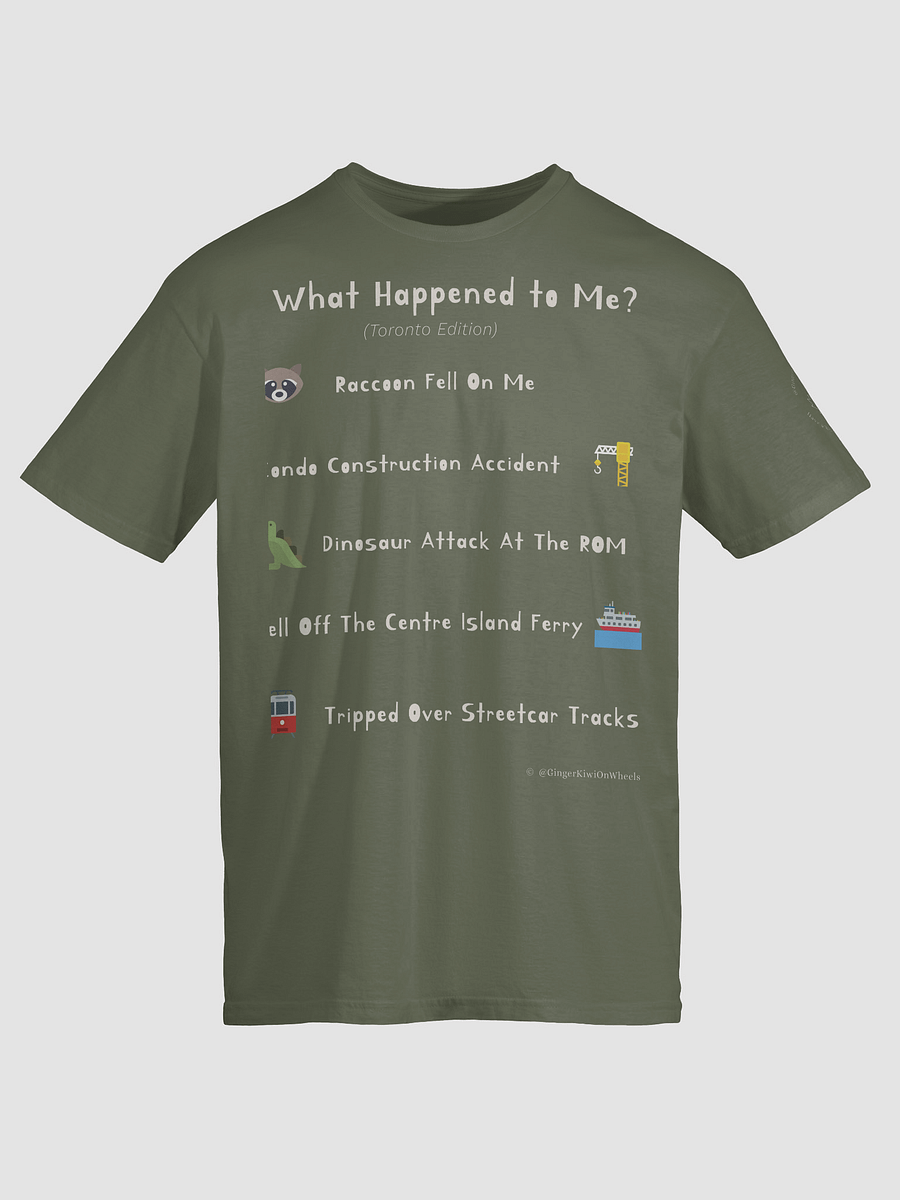WHAT HAPPENED TO ME ? (Toronto Edition): Unisex Softstyle T-shirt, Military Green product image (5)