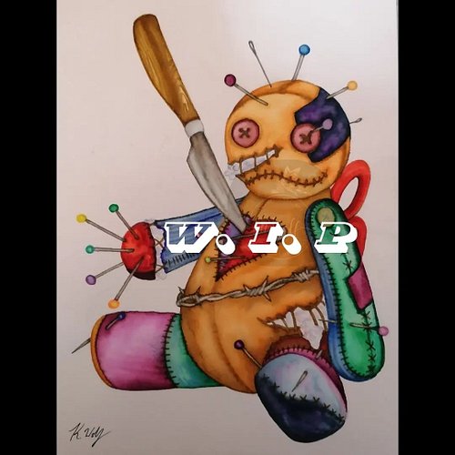 Voodoo doll work in progress. 

My fineliners are limited for a short amount of time, so I will be doing something a bit diff...