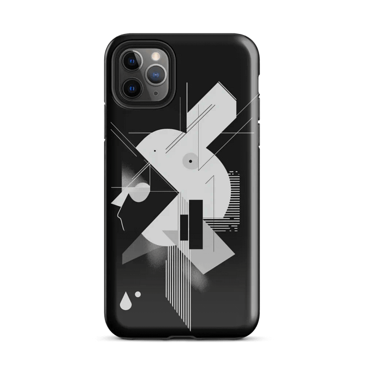 Abstract Persona 002 (Black) (Iphone Tough Case) product image (2)