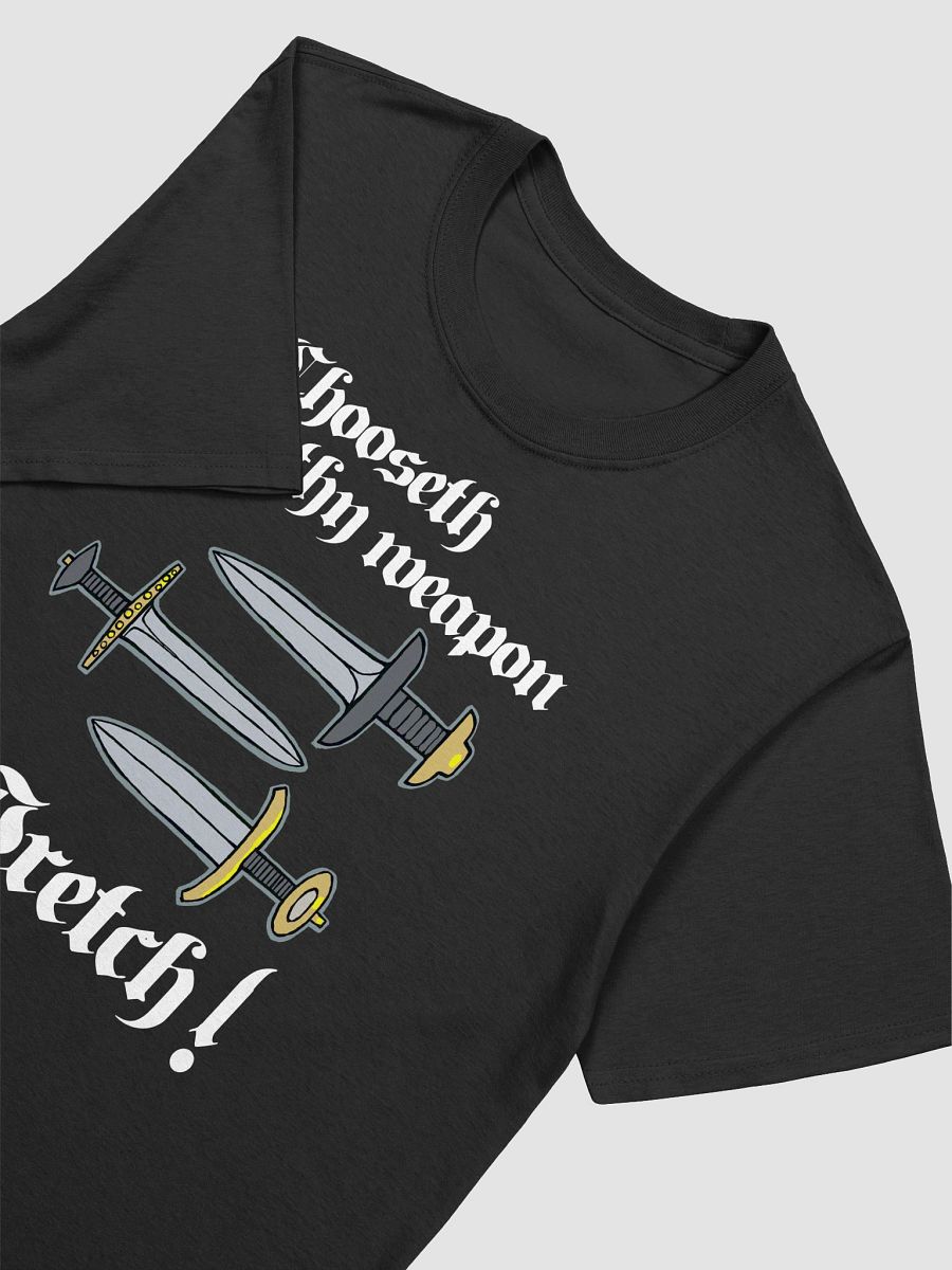 Funny medieval weapon challenge Unisex T-Shirt product image (9)