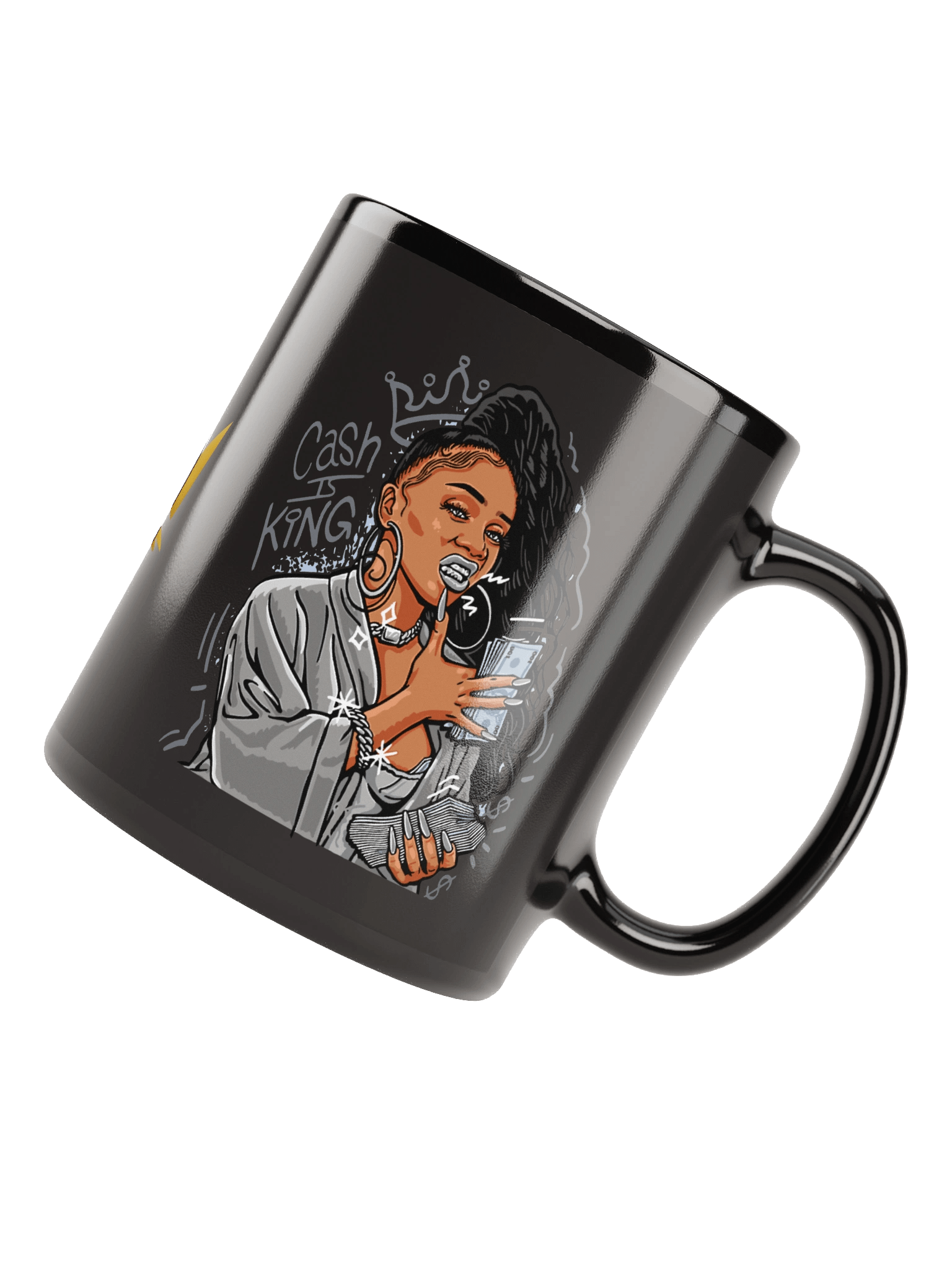 Royal Crown Black Mug product image (4)