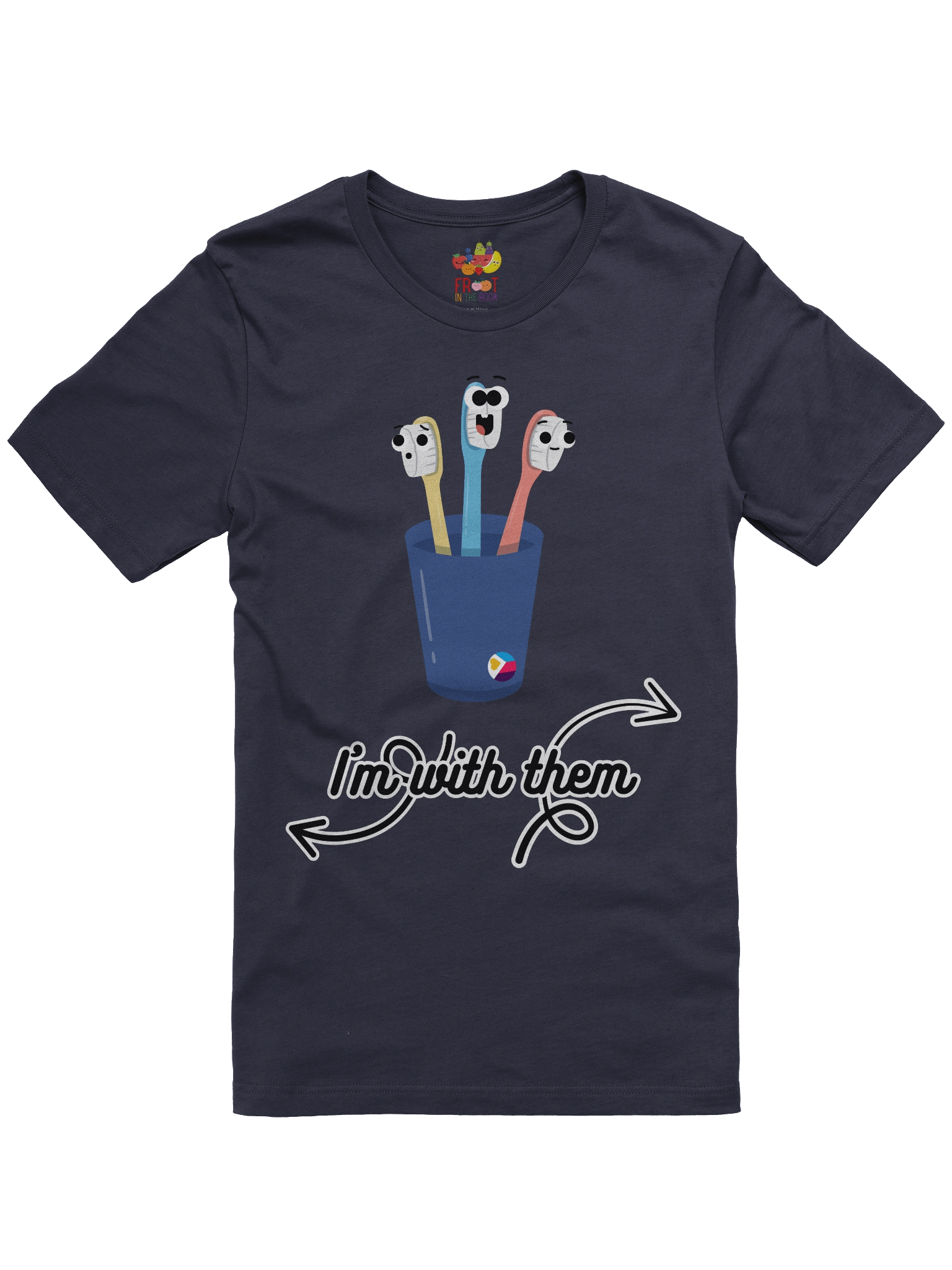 I'm with them Polyamory Pride Tee (Unisex) product image (2)