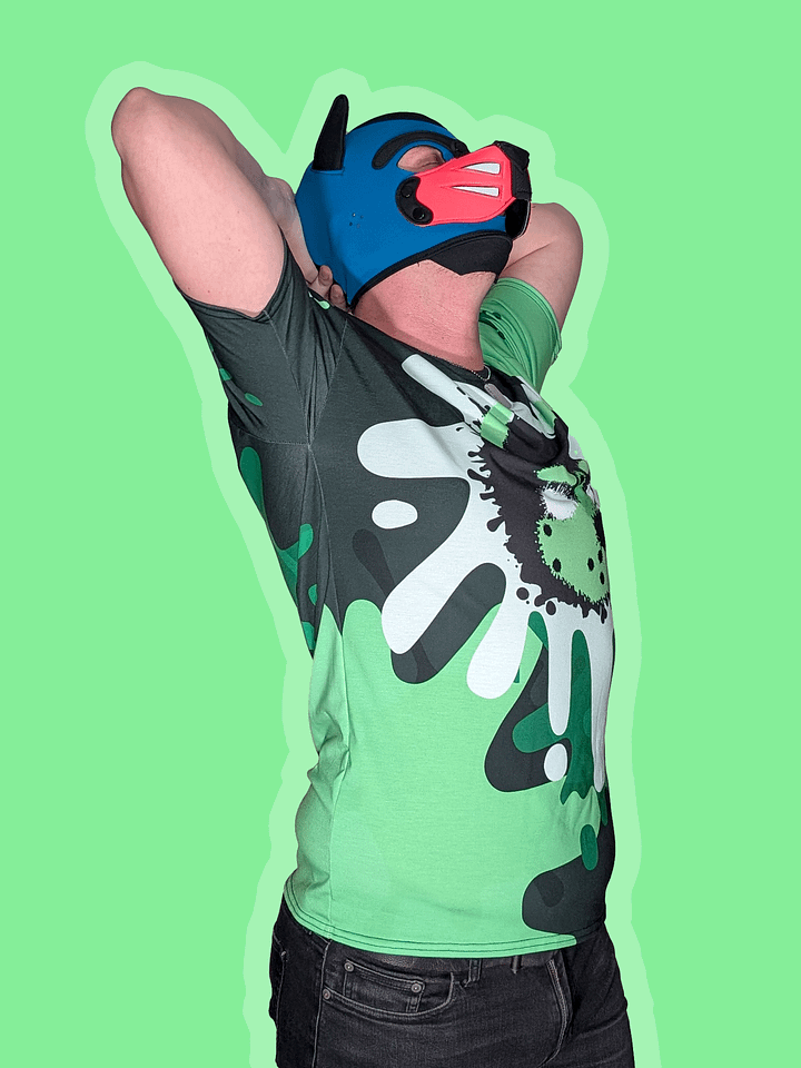 Chaos Splatter Shirt - Lime Green product image (2)