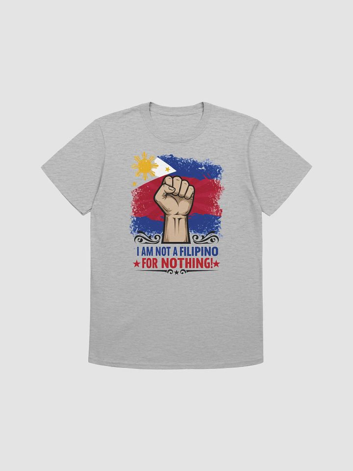 Proud Filipino Fist T-Shirt - Patriotic Philippines Heritage Tee product image (3)