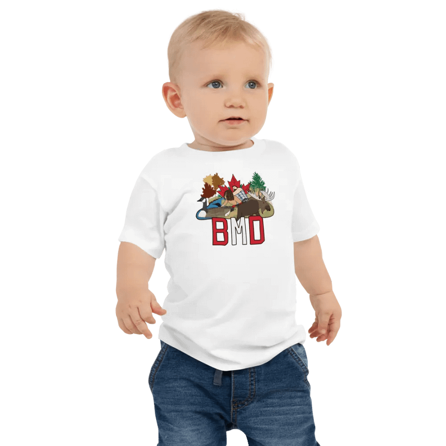 BMD Canadian Wrestling Baby T-Shirt product image (2)