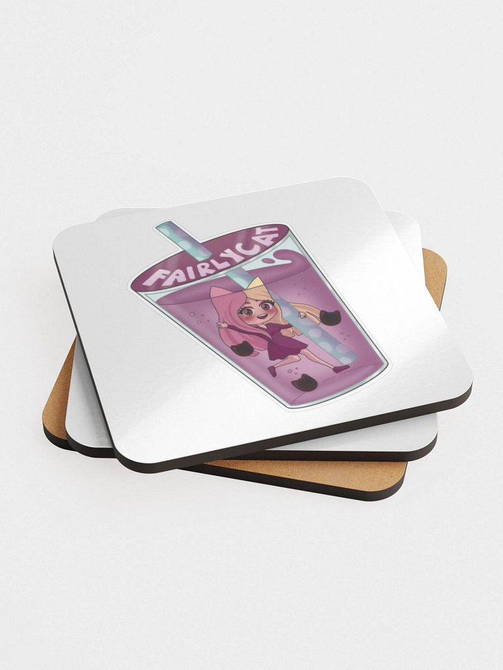 Bubble Tea Cat Coaster product image (2)