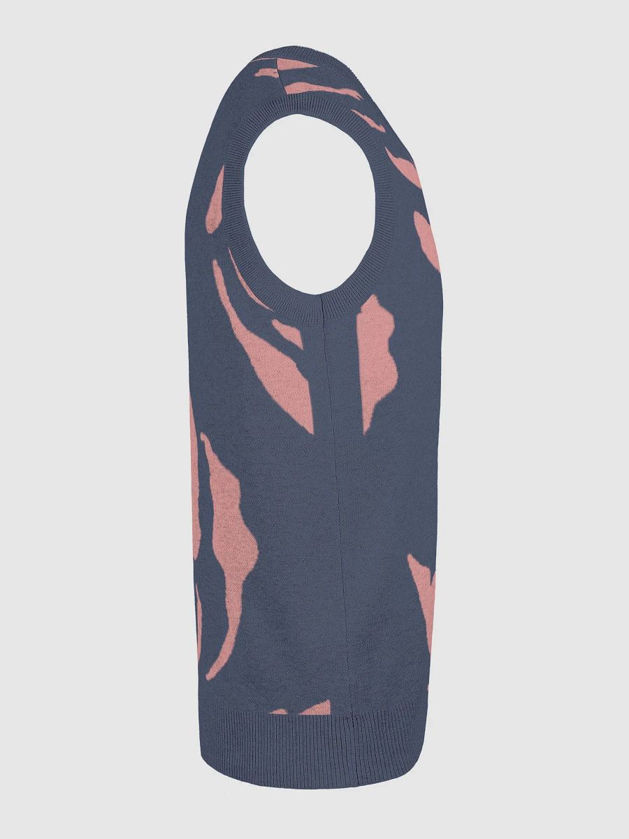 Rose Jacquard V-Neck Vest product image (24)
