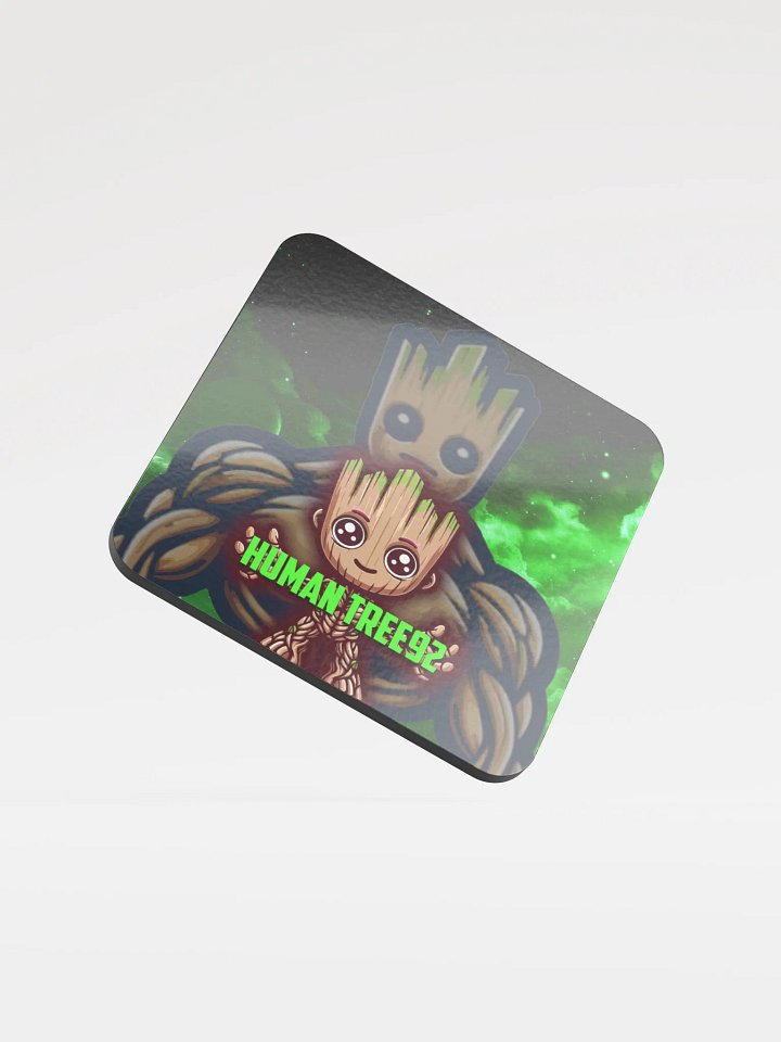 Glossed Cork Coaster Pair Full product image (1)