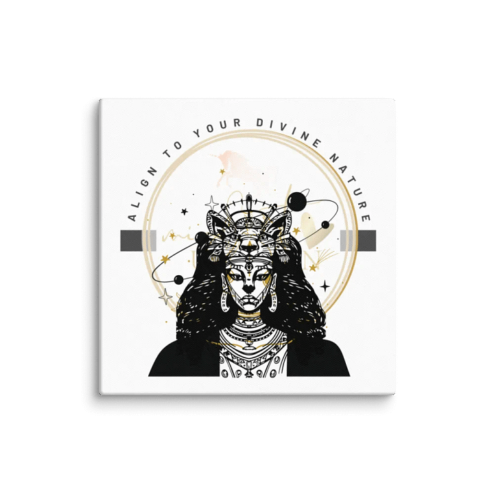 Align To Your Divine Nature Goddess Canvas product image (1)