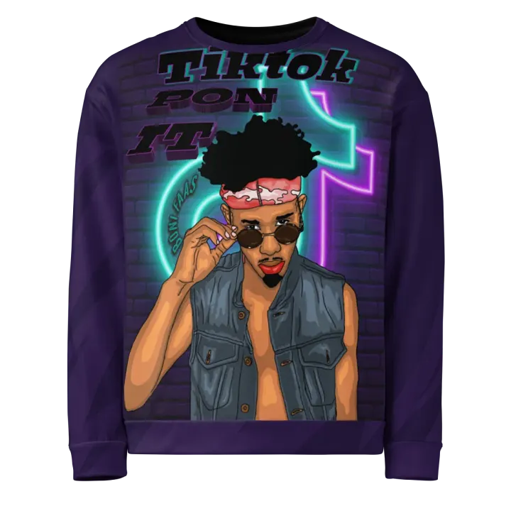 Boni Faas TikTok Pon It - Eco-Chic Cosmos Unisex Sweatshirt product image (1)