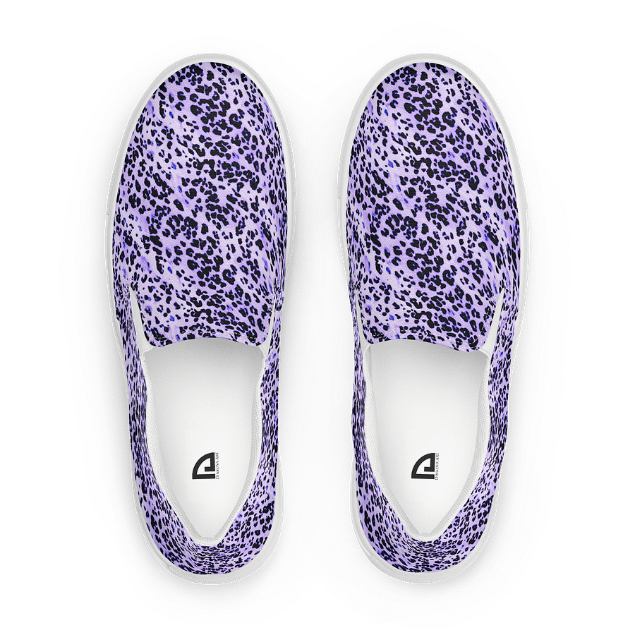 Purple Leopard Skin Canvas Shoes product image (1)