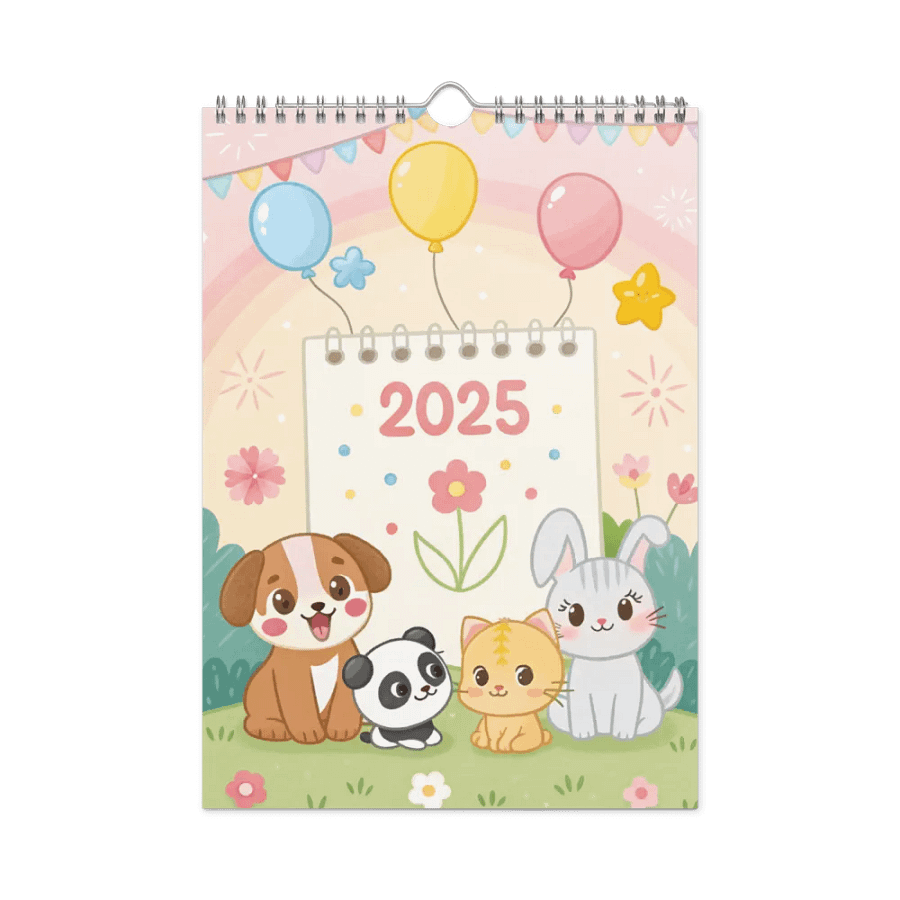ADORABLE ANIMALS WALL CALENDAR 2025 product image (3)