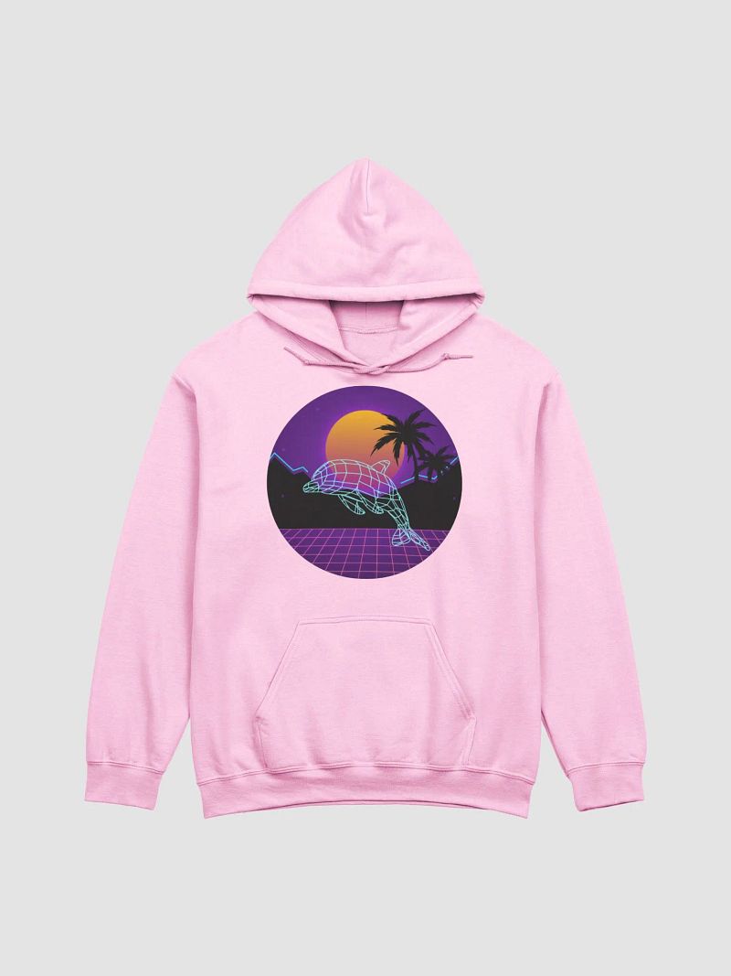 Circular Vaporwave Gildan Hoodie