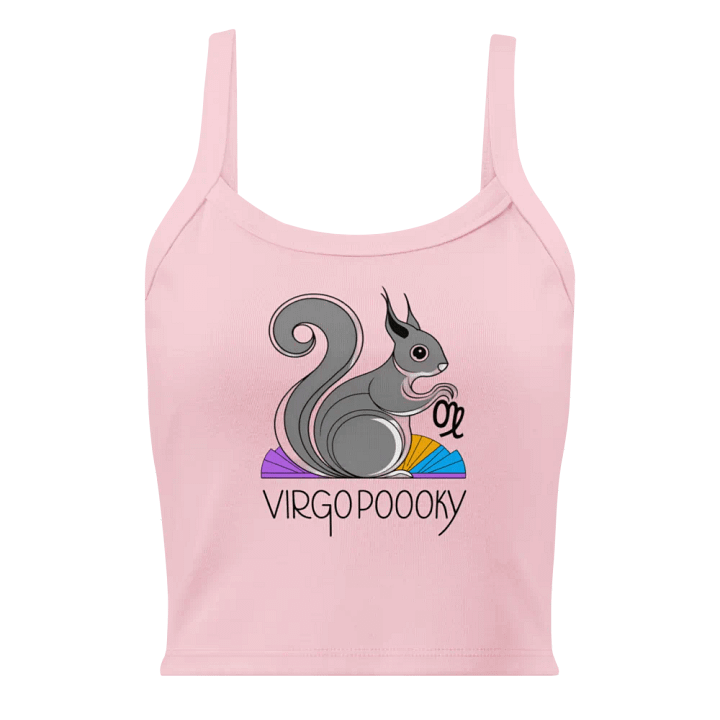 Virgo Poopy Geometric Squirrel Tank product image (1)