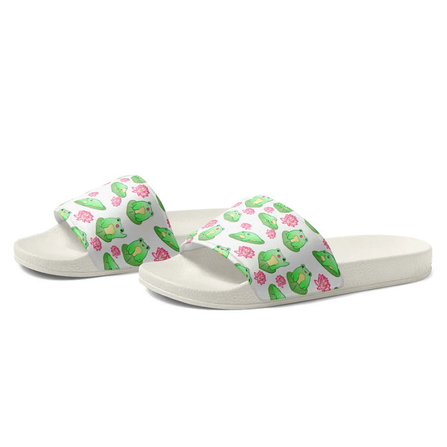 Kawaii Froggie Womens Slides product image (2)