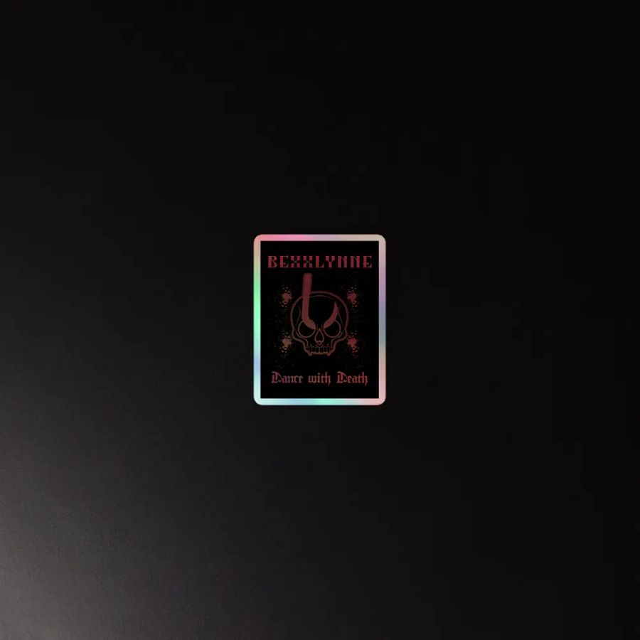 DANCE WITH DEATH HOLOGRAPHIC STICKER product image (4)