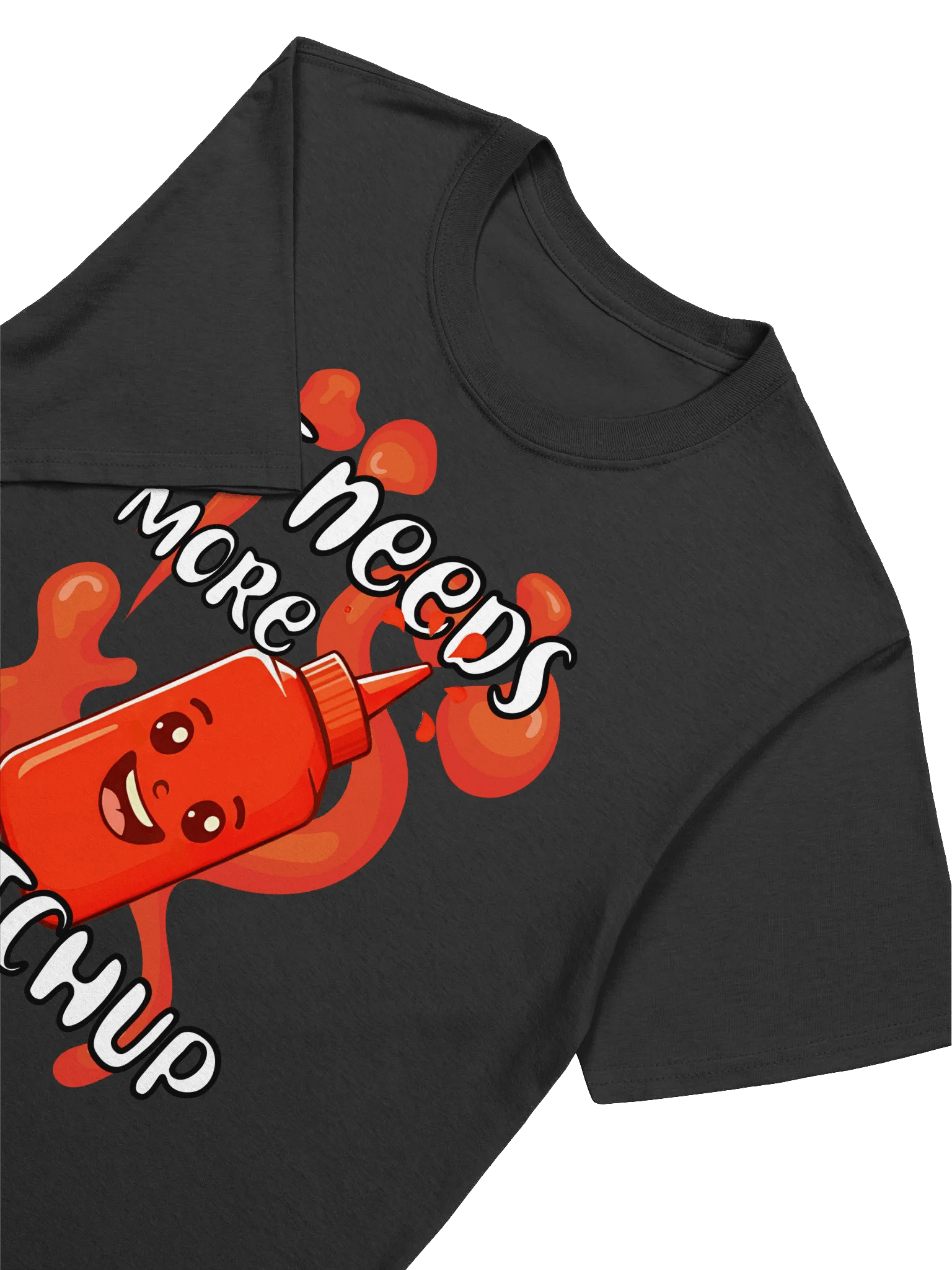Food Lover-More Ketchup-Funny Ketchup Bottle T-Shirt product image (17)