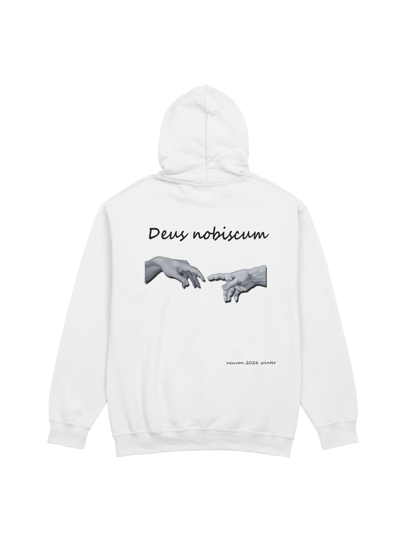 (W) Deus Nobiscum Heavyweight Hoodie - Winter 2026 product image (2)