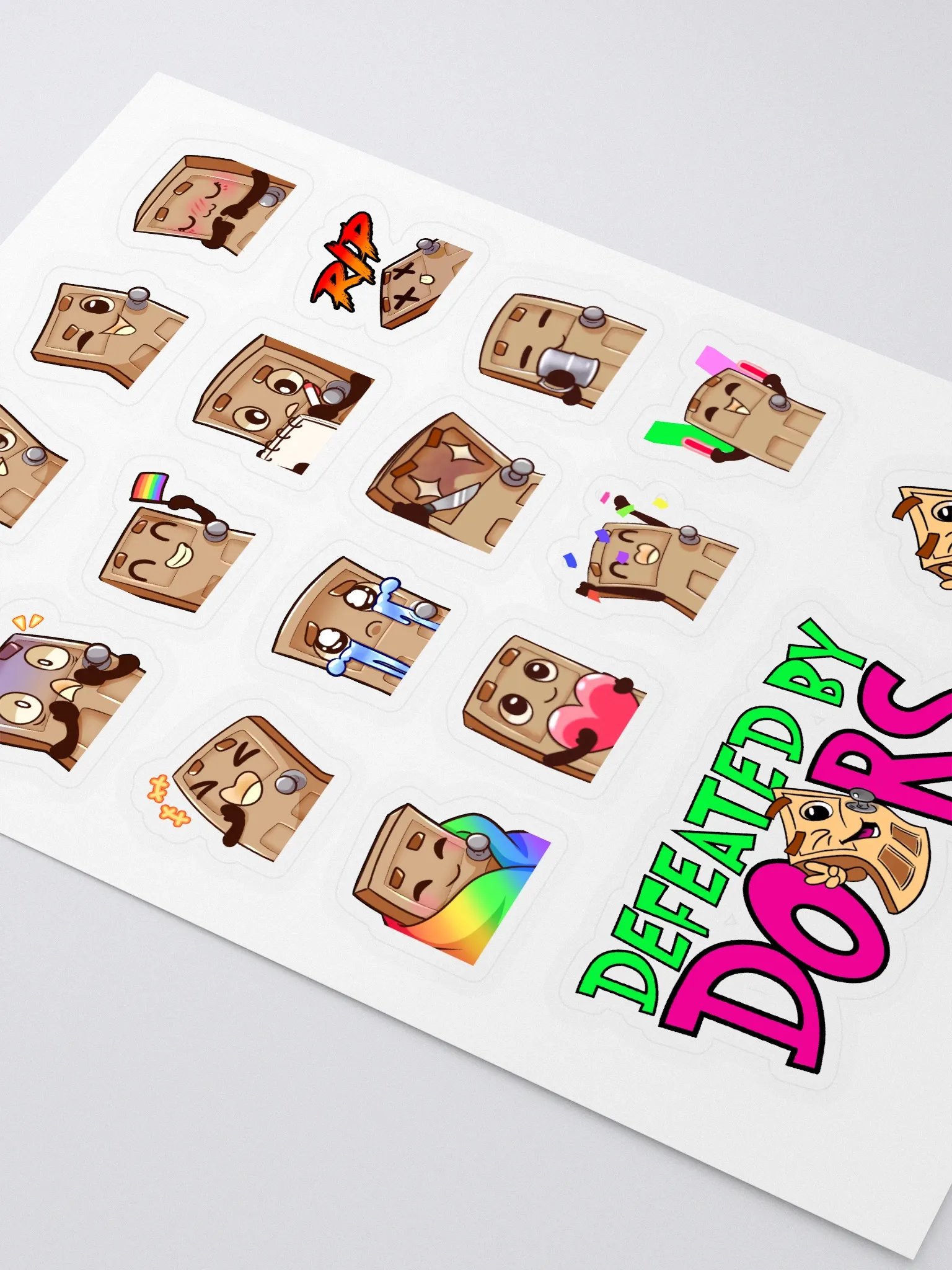 DefeatedByDoors Stickers product image (2)