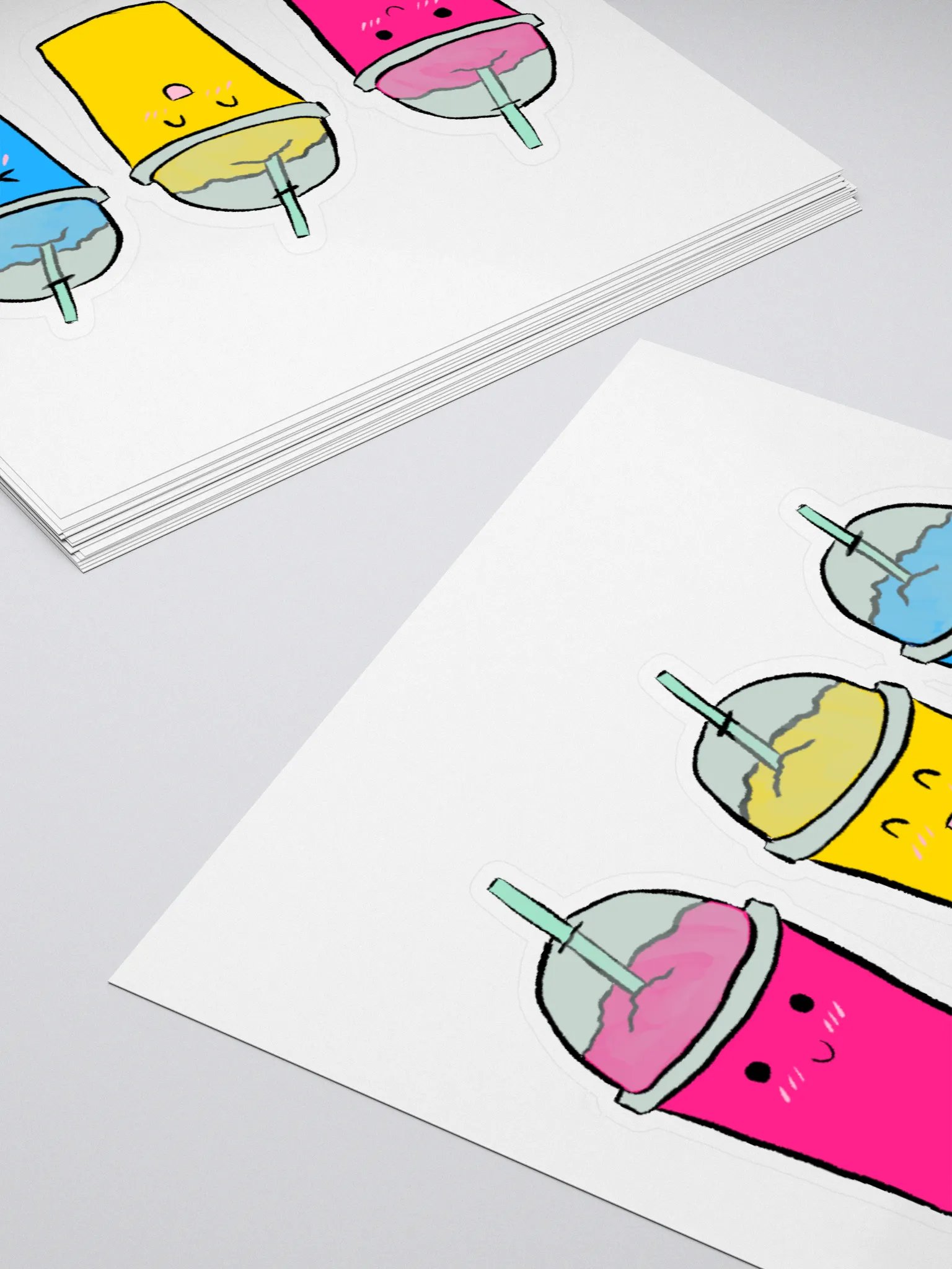 Slushie Buddies: Pansexual Flag Sticker product image (12)