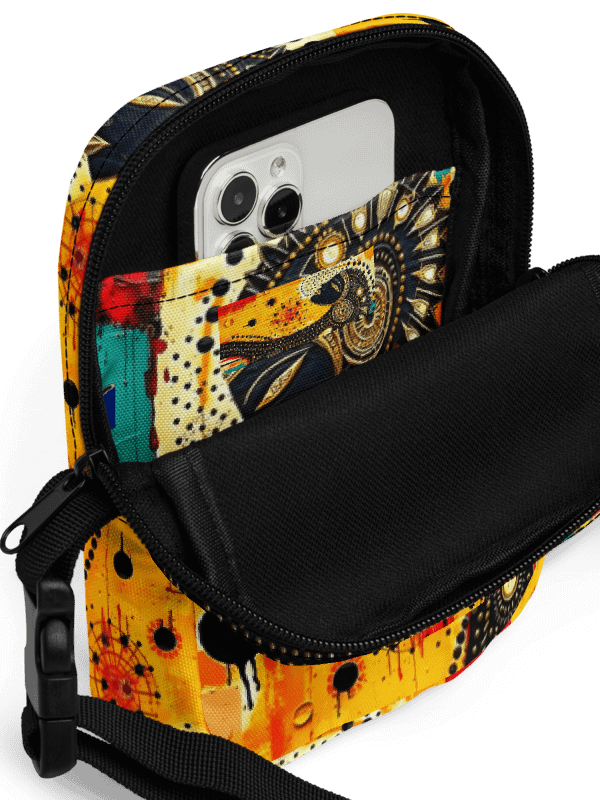 Yogi Muse Abstract Art Painted Crossbody Bag product image (2)