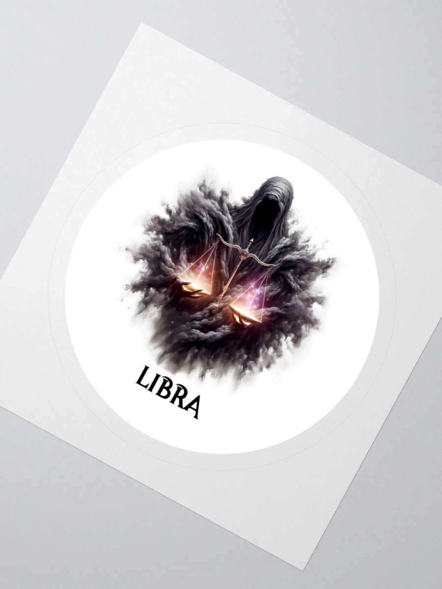 Mythical Libra Zodiac Round Sticker product image (5)