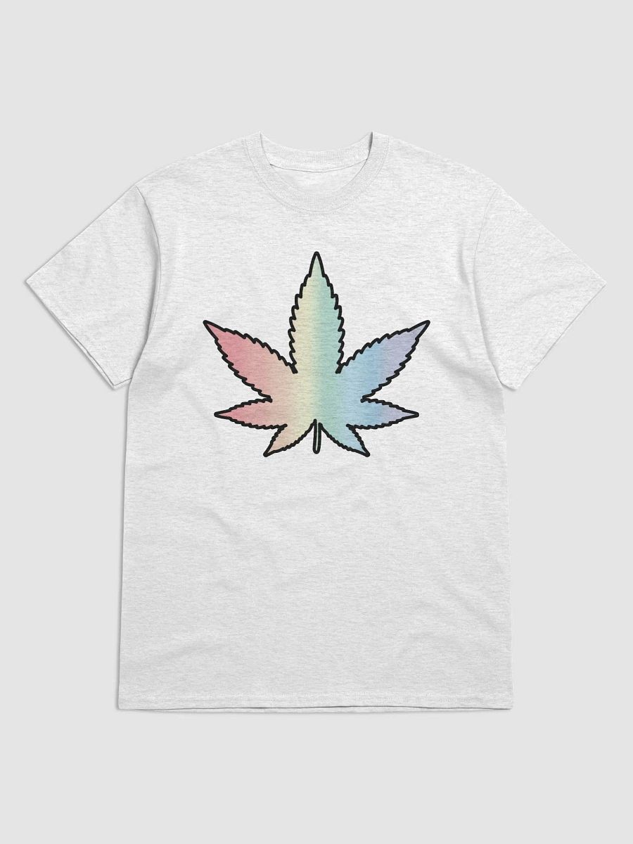 Pastel Rainbow Weed Leaf T-Shirt product image (1)