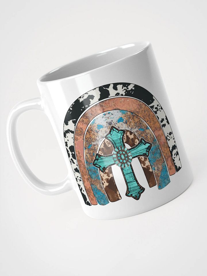 Jesus Rainbow Cowhide - White Mug product image (1)