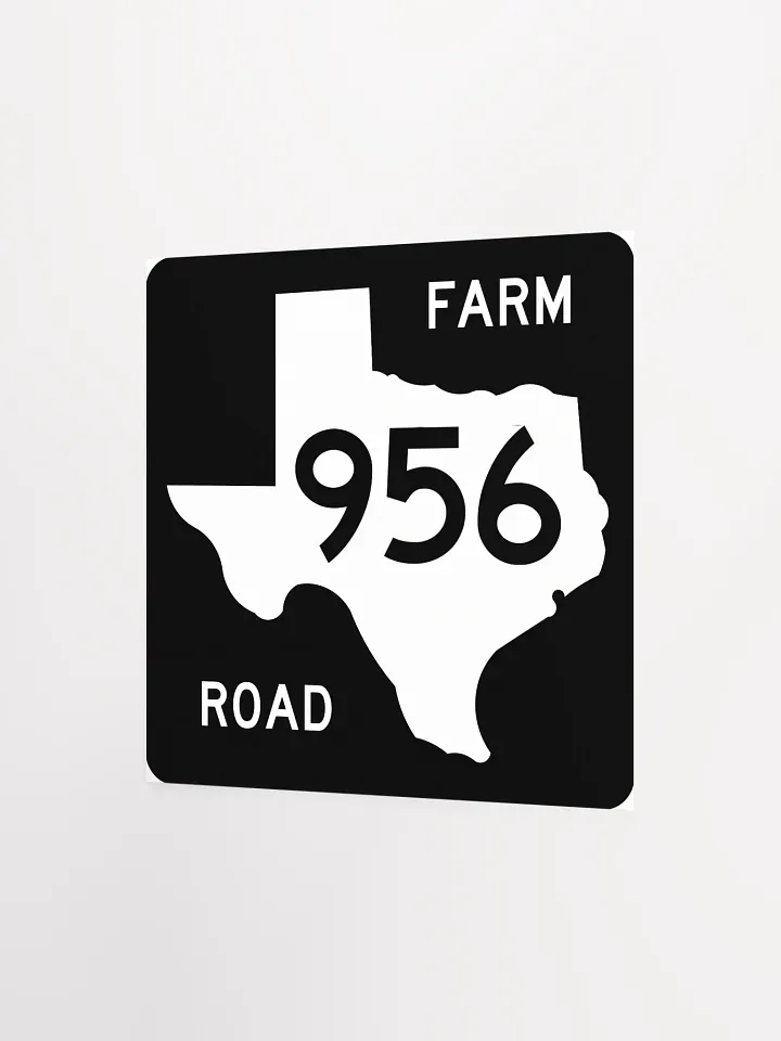 Texas Farm Road Sign FM 956 Poster product image (4)