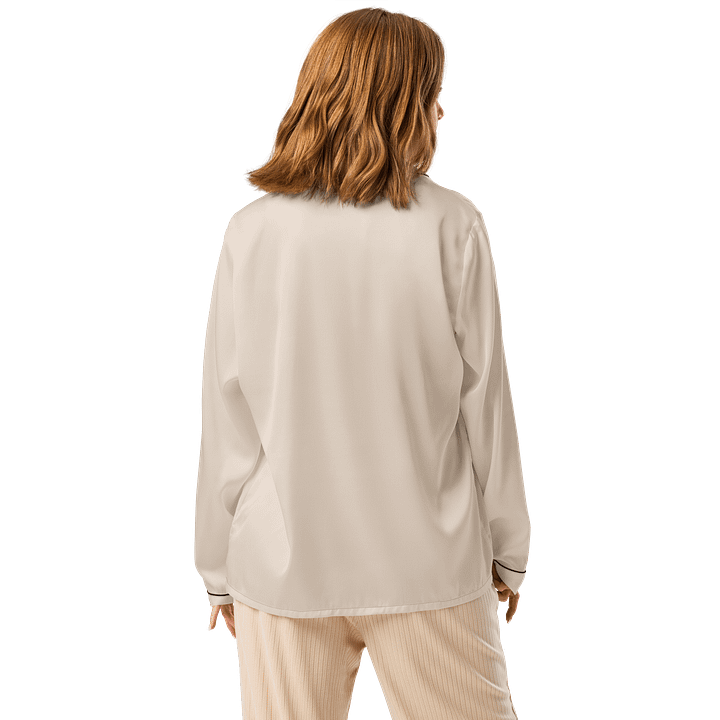Chic Comfort: Women's Silky Pajama Top product image (3)
