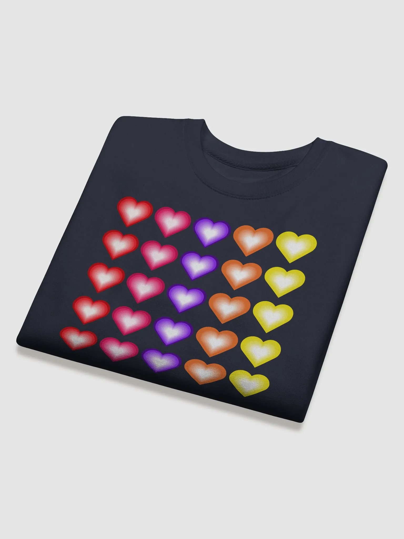 Vibrant Colorful Valentine's Hearts Premium Sweatshirt product image (19)