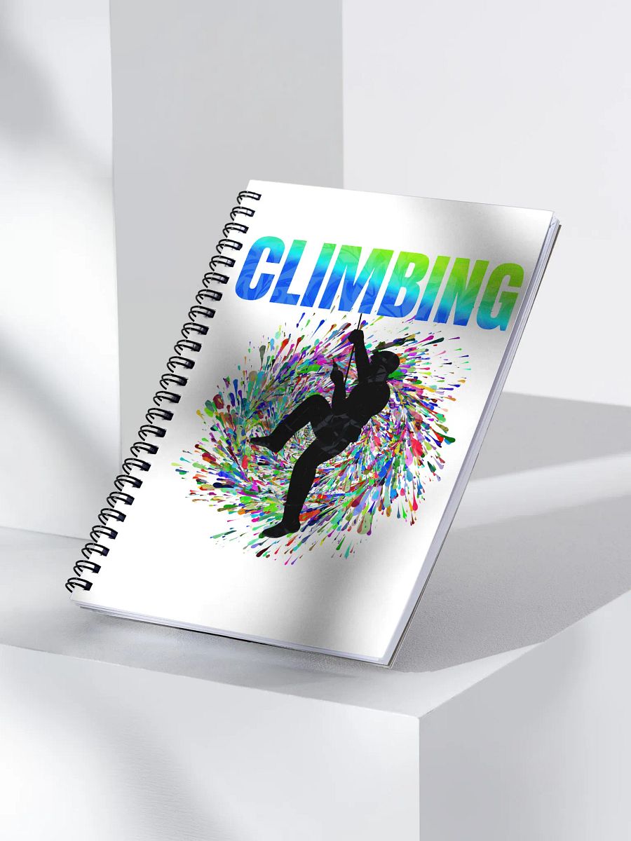 Climbing Spiral Male Notebook - Climb to New Heights product image (2)