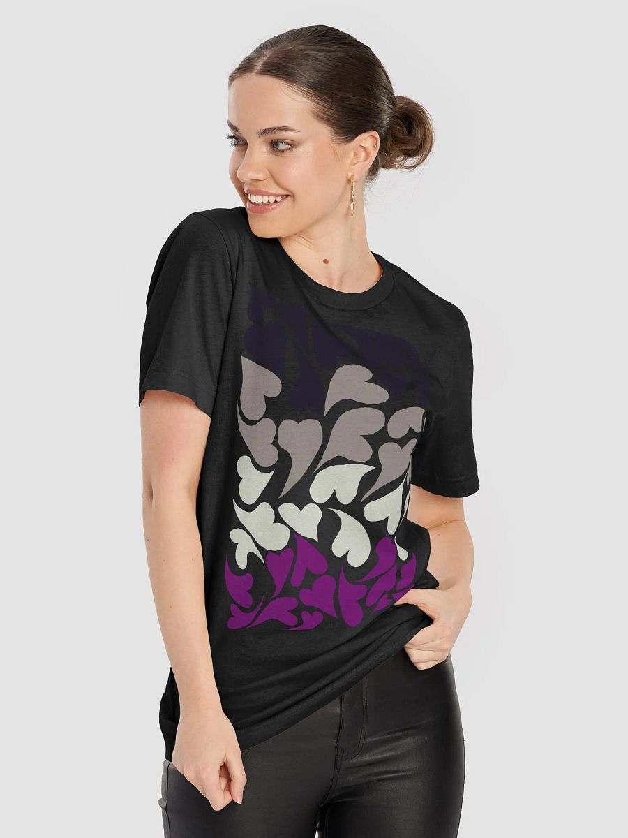 Nestled PRIDE Asexual T-shirt product image (29)
