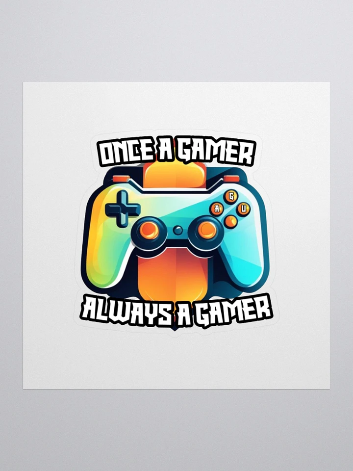 All Gamers United sticker product image (1)