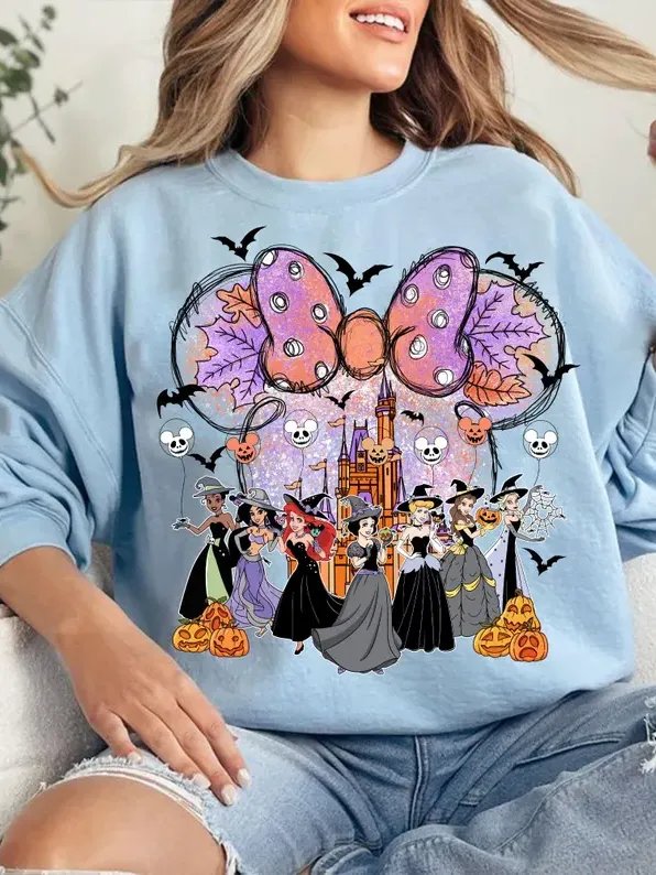 Women's Supersoft Relaxed-fit T-Shirt Halloween Magical Kingdom product image (106)
