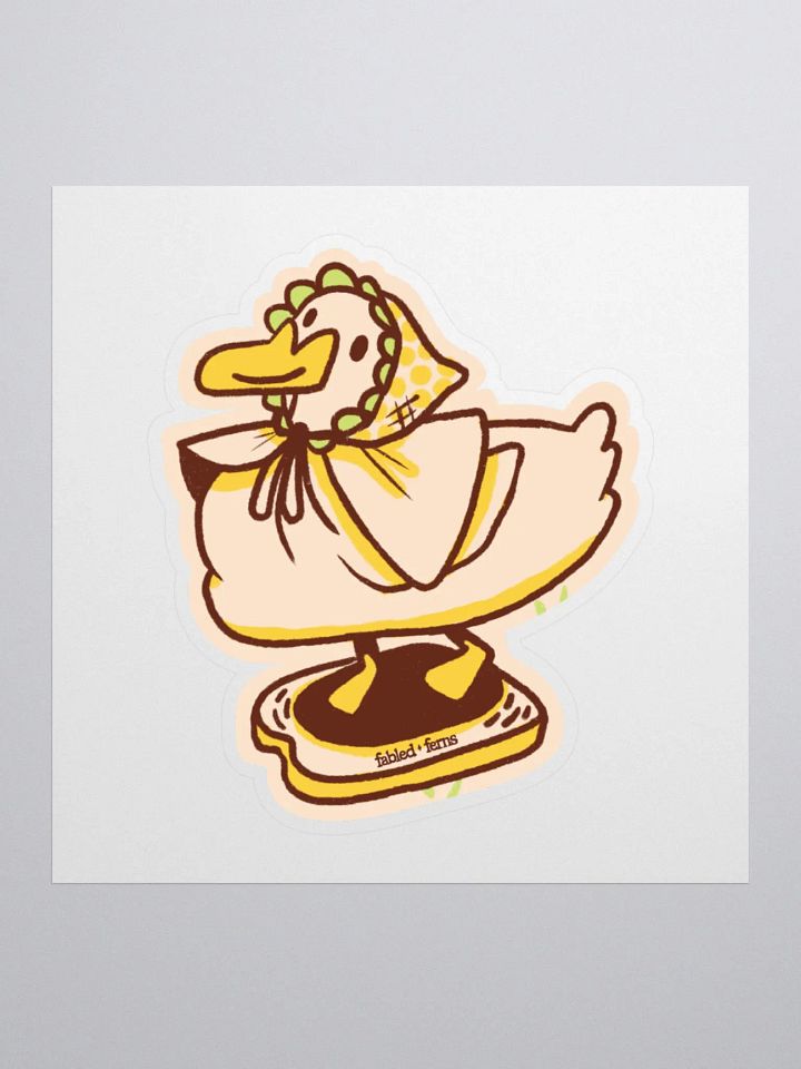 DUCK ON TOAST Sticker product image (3)