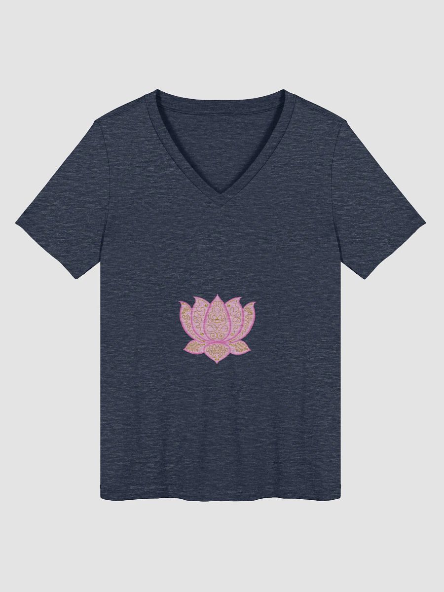 Golden Lotus V-Neck Tee product image (3)